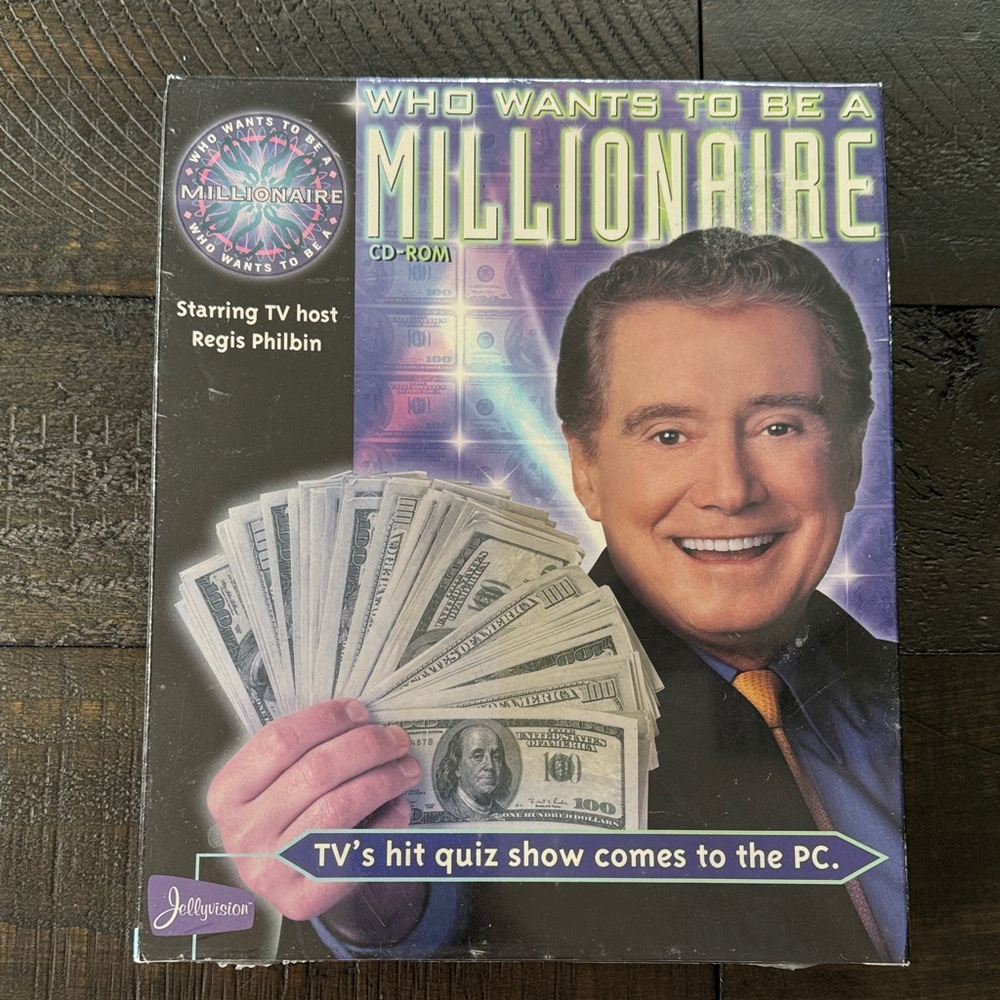 Who Wants to Be a Millionaire CD-ROM Game - Black